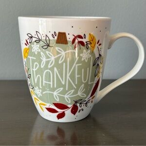 Pfaltzgraff Pink Light Studio Large Thankful Mug